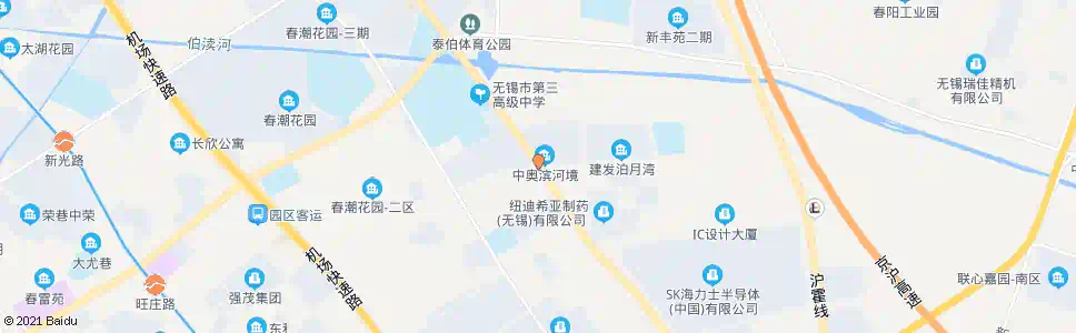 无锡泰山路(锡兴路)_公交站地图_无锡公交_妙搜公交查询2025