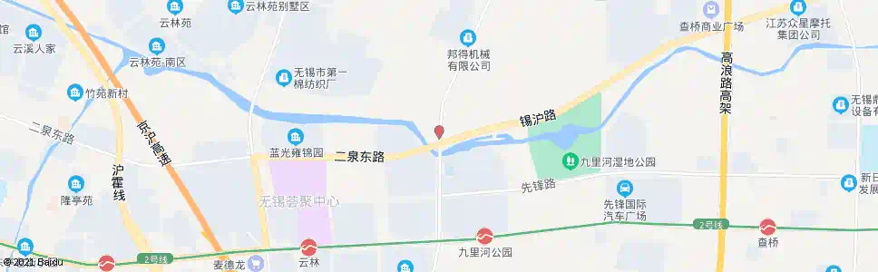 无锡凤威路_公交站地图_无锡公交_妙搜公交查询2025