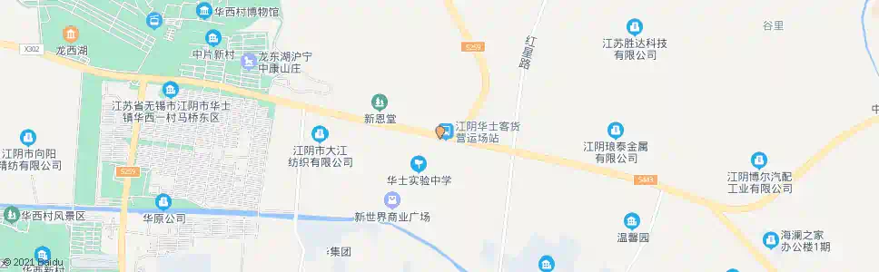 无锡华士交管所_公交站地图_无锡公交_妙搜公交查询2025