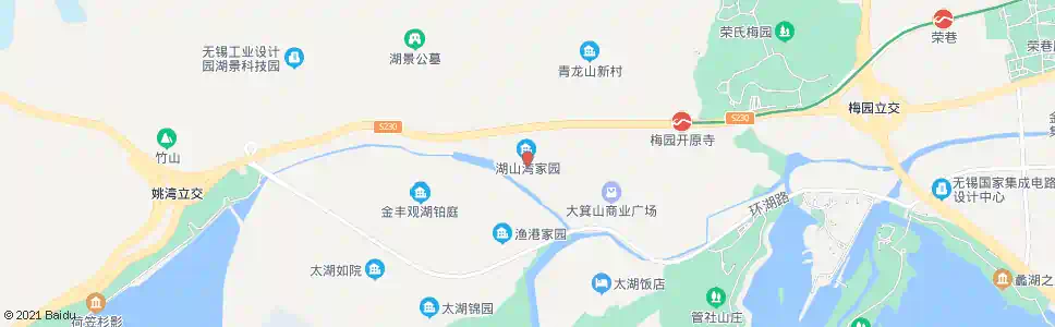 无锡雪港路(银湖路)_公交站地图_无锡公交_妙搜公交查询2025