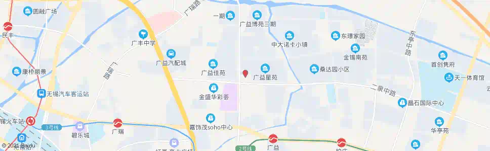 无锡广益路(广益睦邻中心)_公交站地图_无锡公交_妙搜公交查询2025