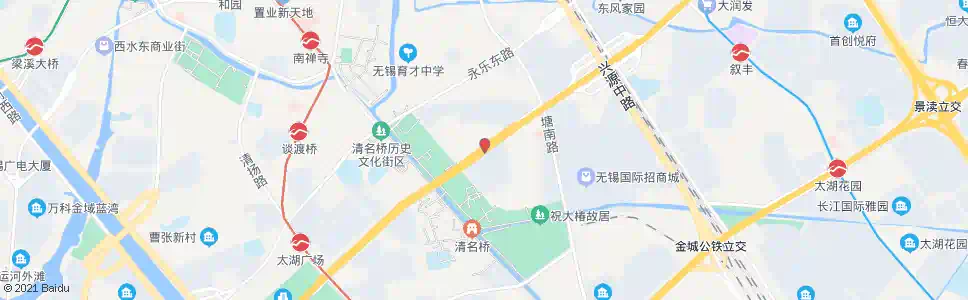 无锡金塘桥_公交站地图_无锡公交_妙搜公交查询2025