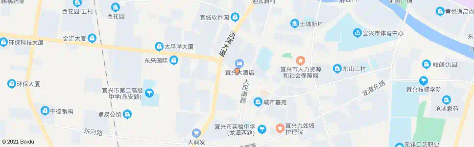 无锡宜兴大酒店_公交站地图_无锡公交_妙搜公交查询2025