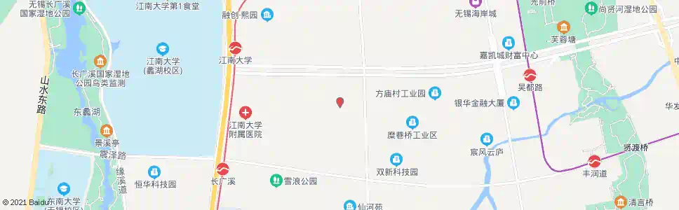 无锡锡南路(雪丰路)_公交站地图_无锡公交_妙搜公交查询2025
