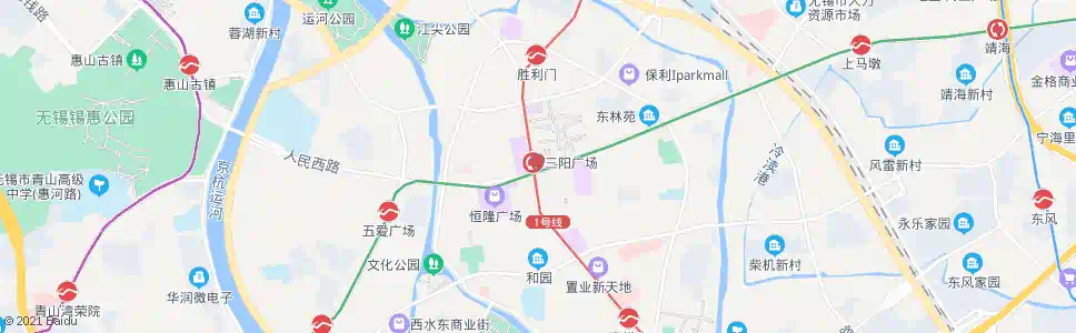 无锡三阳广场站_公交站地图_无锡公交_妙搜公交查询2025