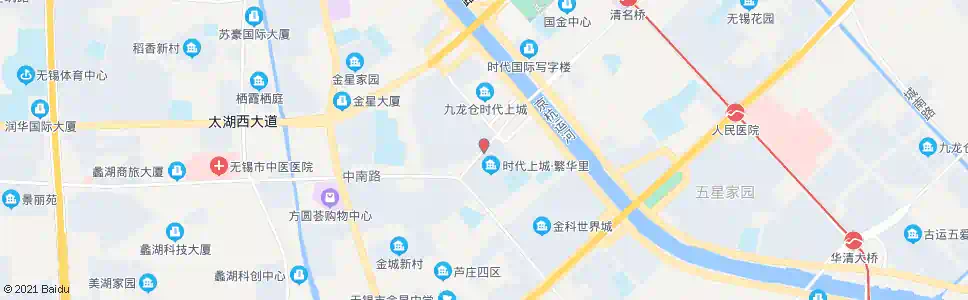 无锡中星苑_公交站地图_无锡公交_妙搜公交查询2025