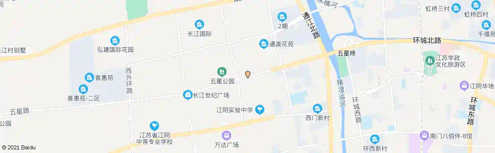 无锡五星花苑_公交站地图_无锡公交_妙搜公交查询2025