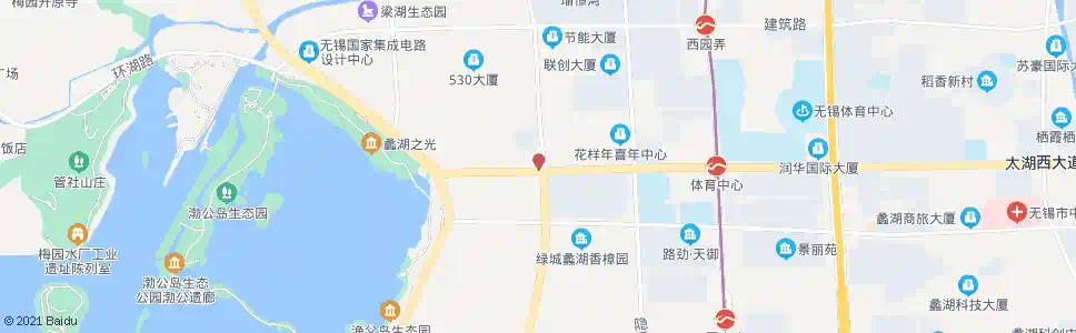 无锡鸿桥路(交通设计院)_公交站地图_无锡公交_妙搜公交查询2025
