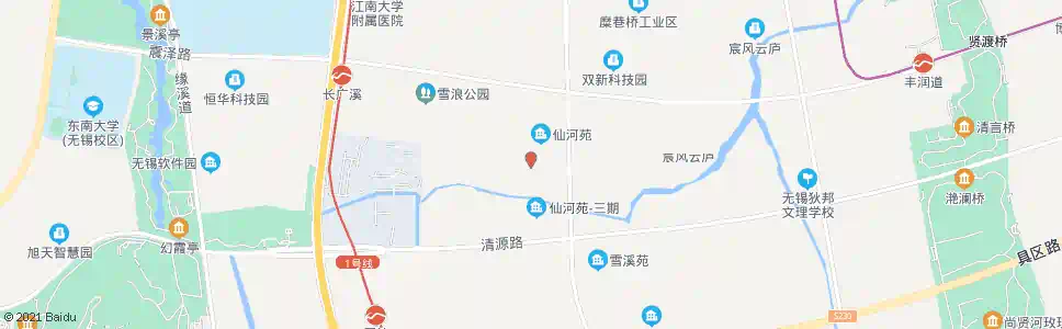 无锡通园路(清晏路)_公交站地图_无锡公交_妙搜公交查询2025
