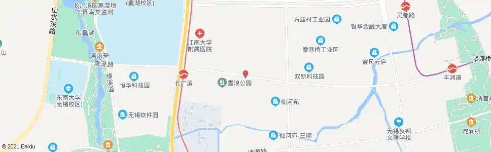 无锡锡南路(震泽路)_公交站地图_无锡公交_妙搜公交查询2025