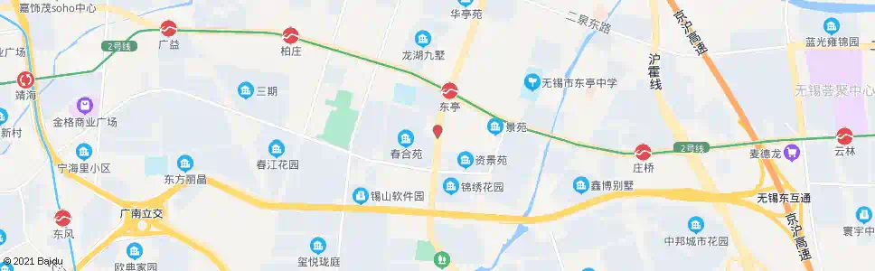 无锡友谊南路_公交站地图_无锡公交_妙搜公交查询2025