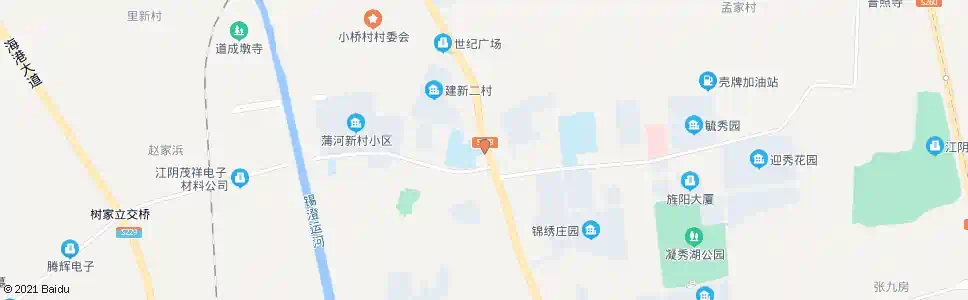 无锡青阳中行(东行)_公交站地图_无锡公交_妙搜公交查询2025