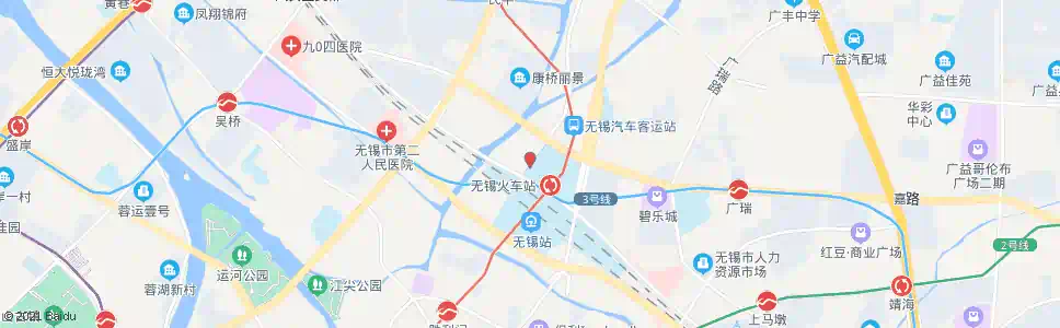 无锡大学城停车场_公交站地图_无锡公交_妙搜公交查询2025