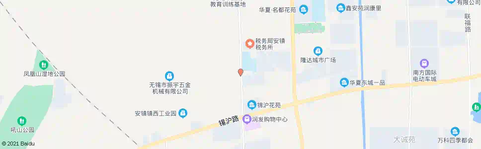 无锡安西路(润锡路)_公交站地图_无锡公交_妙搜公交查询2025