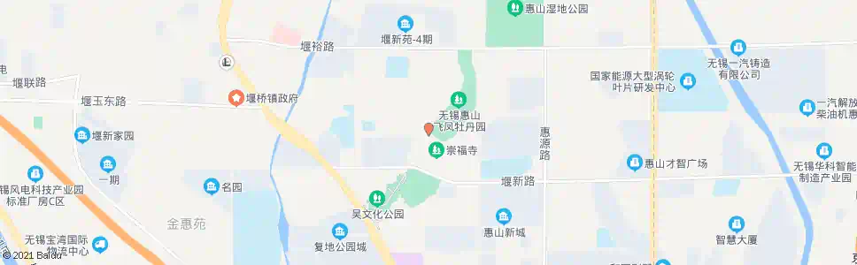 无锡堰新路(高山西路)_公交站地图_无锡公交_妙搜公交查询2025