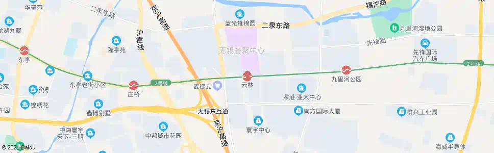 无锡云林路_公交站地图_无锡公交_妙搜公交查询2025