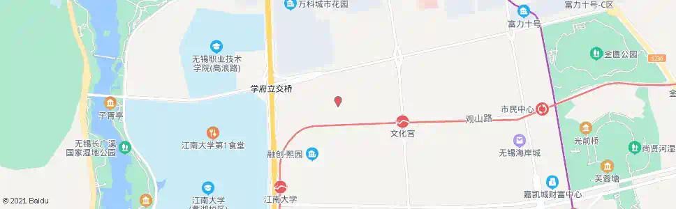 无锡观山路万顺道_公交站地图_无锡公交_妙搜公交查询2025