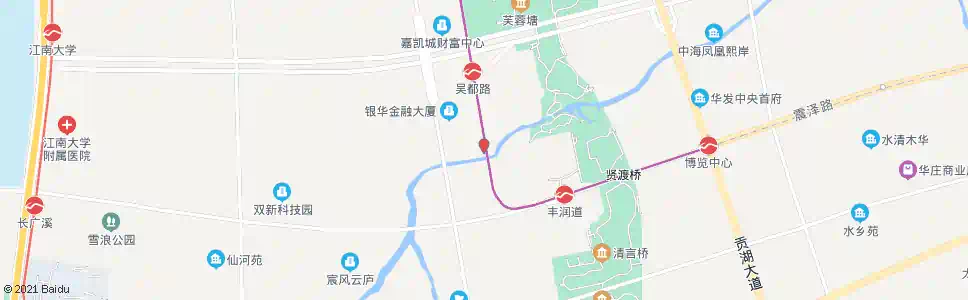 无锡和风路(立德道)_公交站地图_无锡公交_妙搜公交查询2025