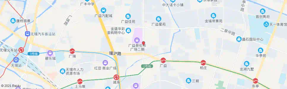 无锡广南路(锡沪路)_公交站地图_无锡公交_妙搜公交查询2025
