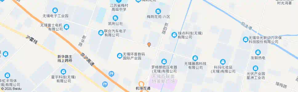 无锡新韵南路(锡梅路)_公交站地图_无锡公交_妙搜公交查询2025