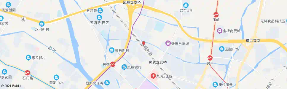 无锡民丰小区(兴昌路)_公交站地图_无锡公交_妙搜公交查询2025