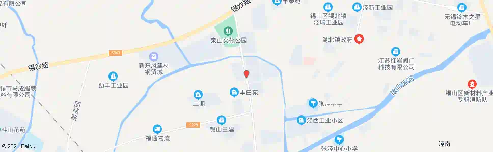 无锡丰惠路(泉山路)_公交站地图_无锡公交_妙搜公交查询2025