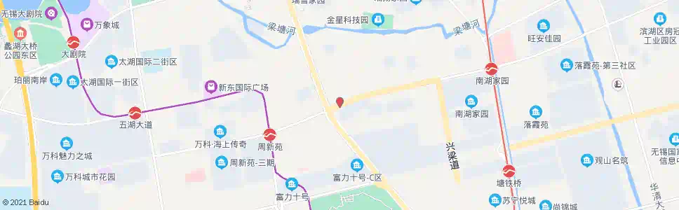 无锡东联新村_公交站地图_无锡公交_妙搜公交查询2025