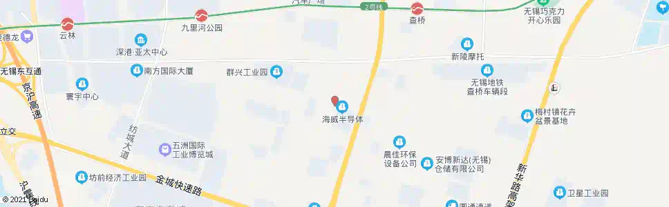 无锡新锡路(群兴路)_公交站地图_无锡公交_妙搜公交查询2025