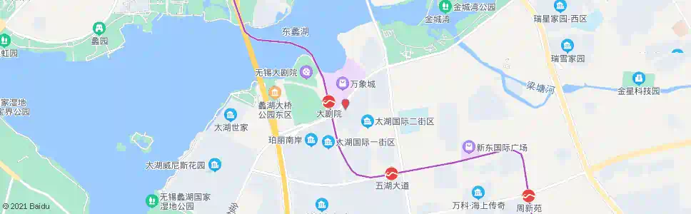 无锡利农桥(万象城)_公交站地图_无锡公交_妙搜公交查询2025