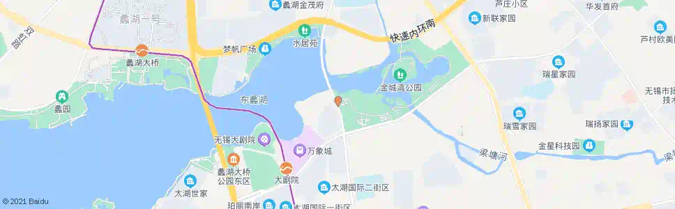 无锡蠡湖隧道南_公交站地图_无锡公交_妙搜公交查询2025
