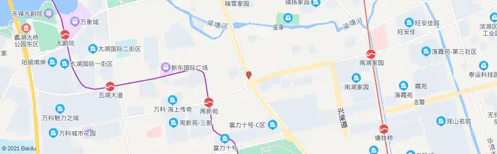 无锡贡湖大道(大通路)_公交站地图_无锡公交_妙搜公交查询2025