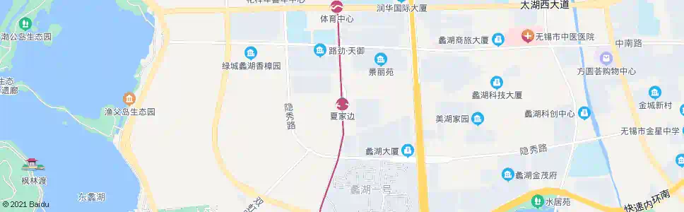无锡望山路(蠡溪路)_公交站地图_无锡公交_妙搜公交查询2025