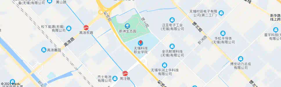 无锡科技职业学院(锡士路)_公交站地图_无锡公交_妙搜公交查询2025