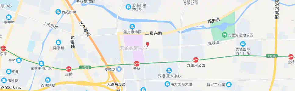 无锡赛维拉商业市场_公交站地图_无锡公交_妙搜公交查询2025