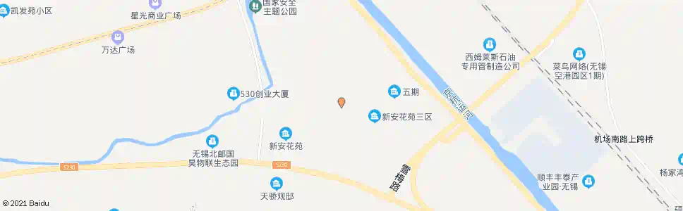 无锡新安花苑三区_公交站地图_无锡公交_妙搜公交查询2025