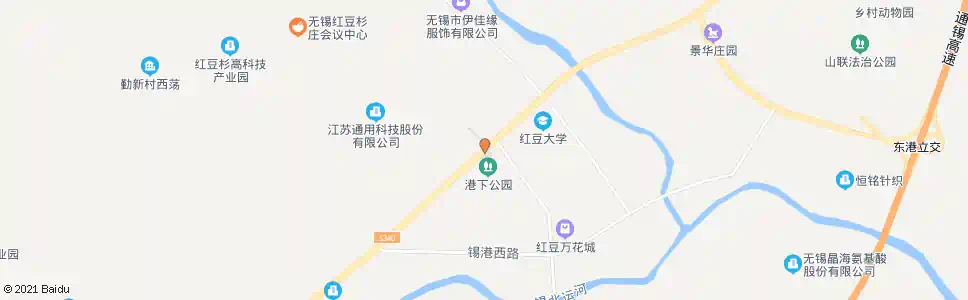 无锡红豆工业园_公交站地图_无锡公交_妙搜公交查询2025