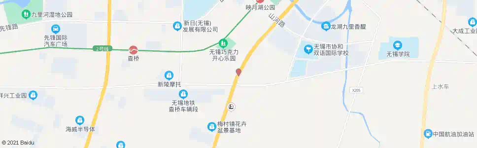 无锡锡山大道(新华路)_公交站地图_无锡公交_妙搜公交查询2025