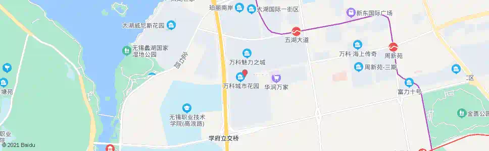 无锡大通路万顺道_公交站地图_无锡公交_妙搜公交查询2025