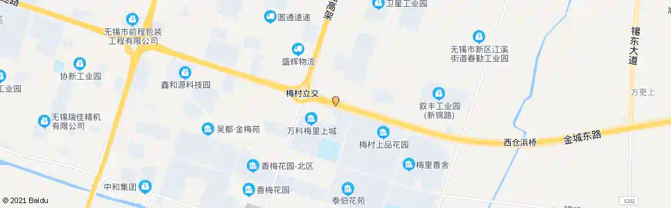 无锡新友北路(金城路)_公交站地图_无锡公交_妙搜公交查询2025