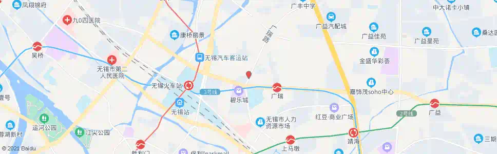 无锡锡沪路(广瑞路)_公交站地图_无锡公交_妙搜公交查询2025