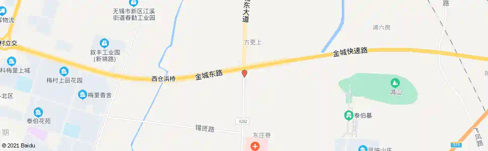 无锡太芙村(锡东大道)_公交站地图_无锡公交_妙搜公交查询2025