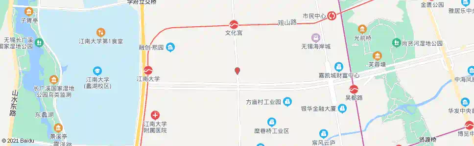 无锡吴都路(五湖大道)_公交站地图_无锡公交_妙搜公交查询2025
