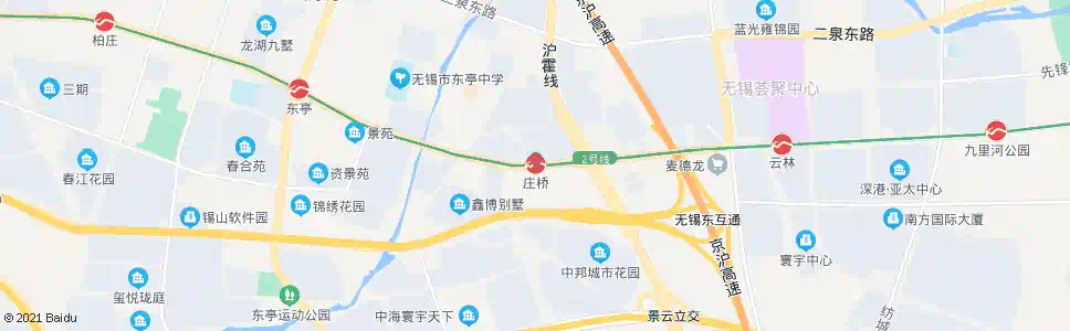 无锡庄巷桥_公交站地图_无锡公交_妙搜公交查询2025