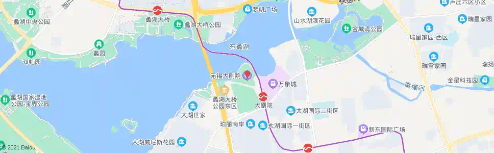 无锡新一城购物中心(大剧院)_公交站地图_无锡公交_妙搜公交查询2025