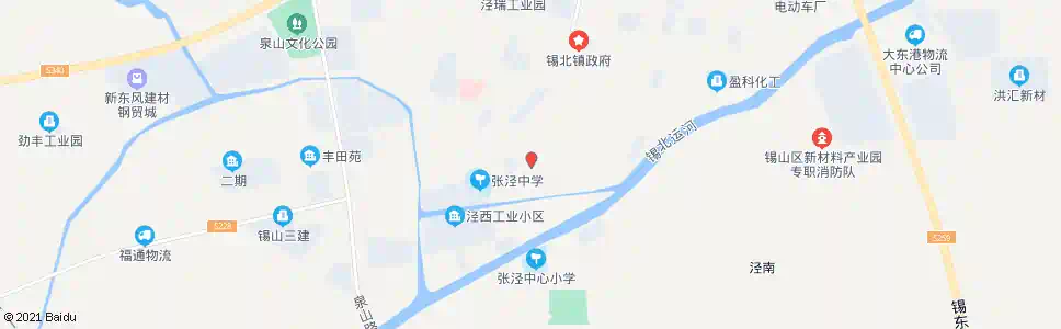 无锡张泾老街_公交站地图_无锡公交_妙搜公交查询2025