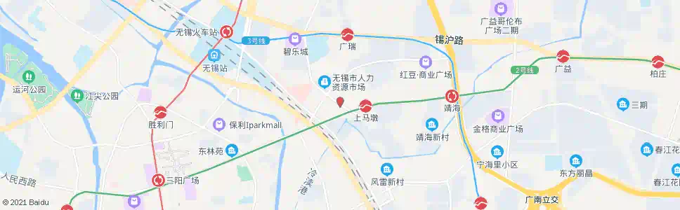 无锡市人力资源市场(塔影桥)_公交站地图_无锡公交_妙搜公交查询2025