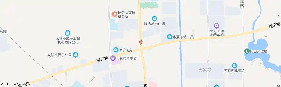 无锡锡东大道(锡沪路)_公交站地图_无锡公交_妙搜公交查询2025