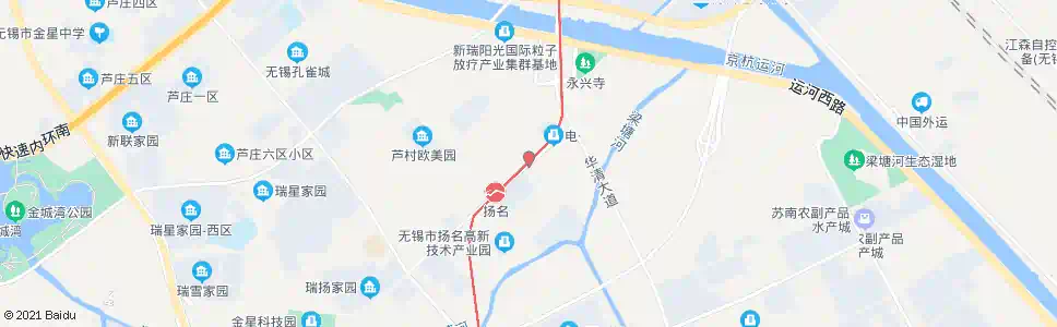 无锡华扬路(梁东路)_公交站地图_无锡公交_妙搜公交查询2025