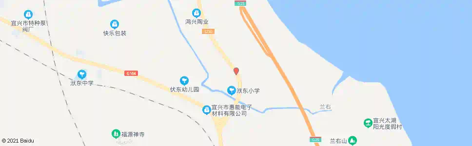 无锡洑东村_公交站地图_无锡公交_妙搜公交查询2025