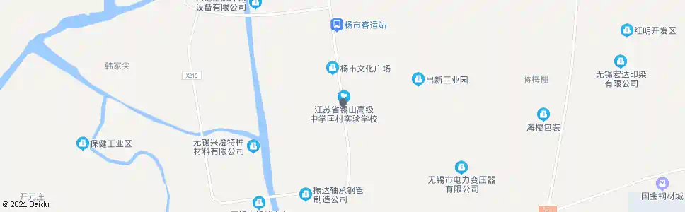 无锡匡村中学_公交站地图_无锡公交_妙搜公交查询2025
